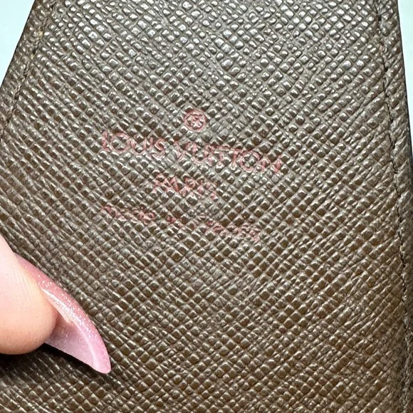 LOUIS VUITTON EUC VINTAGE DAMIER EBENE CASE - Picture 12 of 14